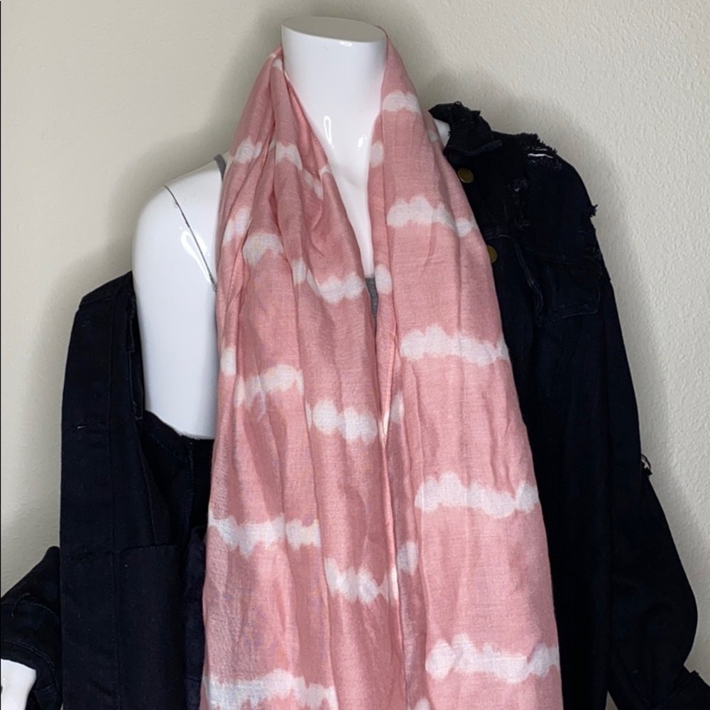 Lightweight Gauze Scarf, Pink